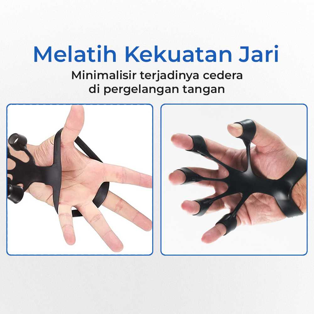 LINGPENG Silicone Finger Hand Grip Olahraga Power Strength 11 Pounds - LG562