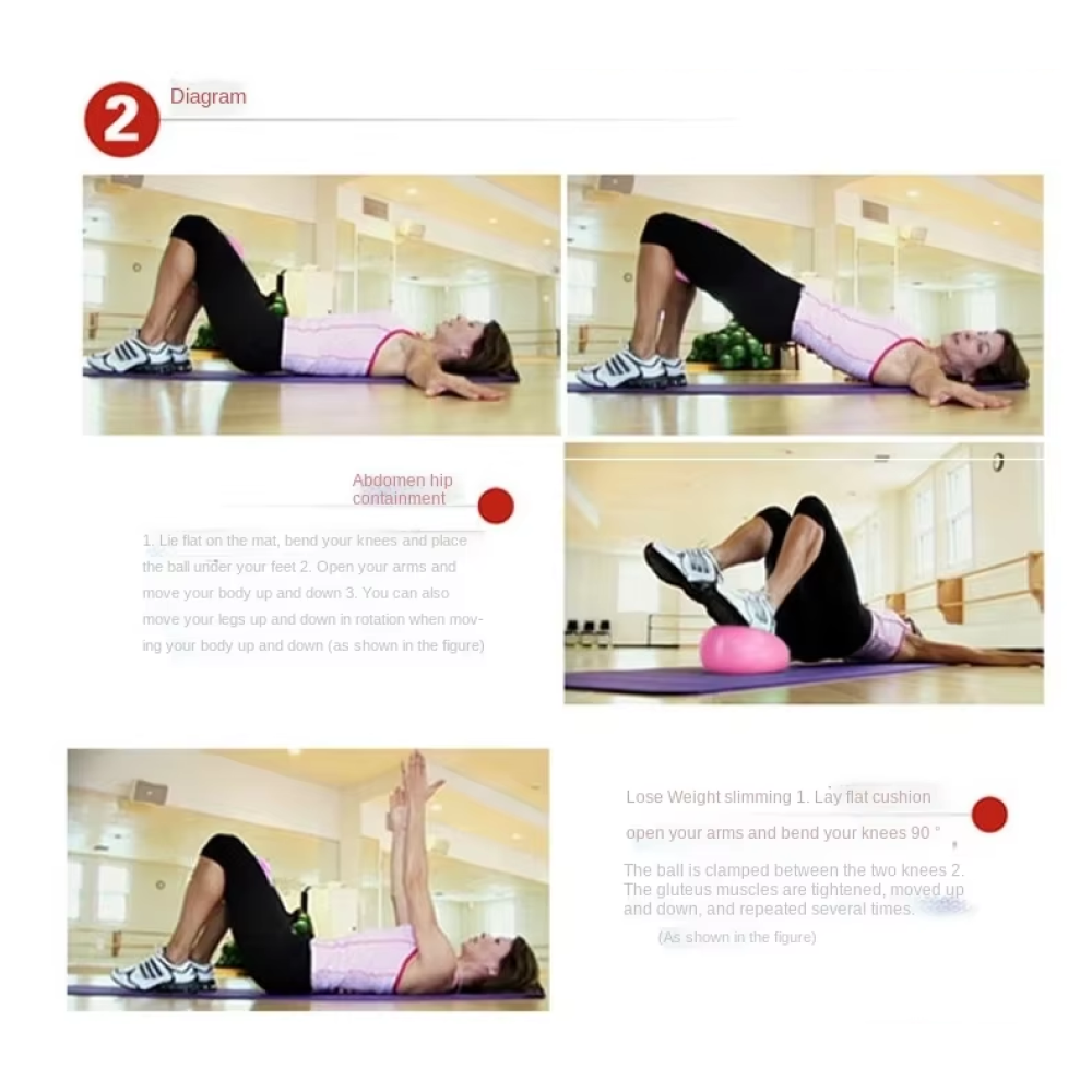 LIVELY Gym Ball Bola Yoga Pilates Fitness 25cm - H1H21