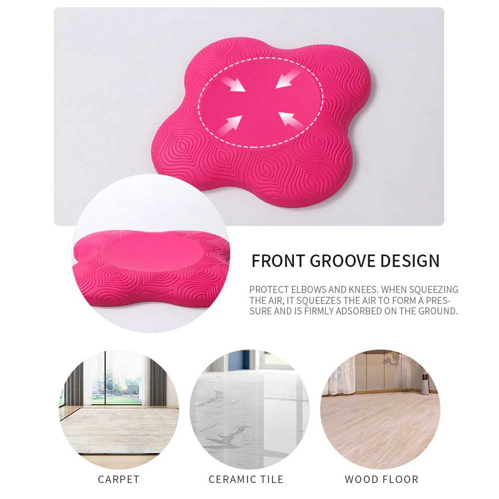LOOZYKIT Bantalan Kaki Tangan Yoga Fitness Knee Hand Pad Mat 2 PCS - G2