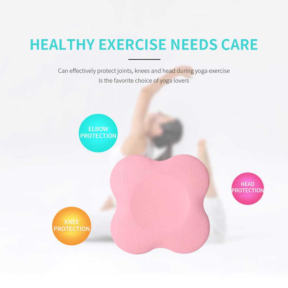 LOOZYKIT Bantalan Kaki Tangan Yoga Fitness Knee Hand Pad Mat 2 PCS - G2