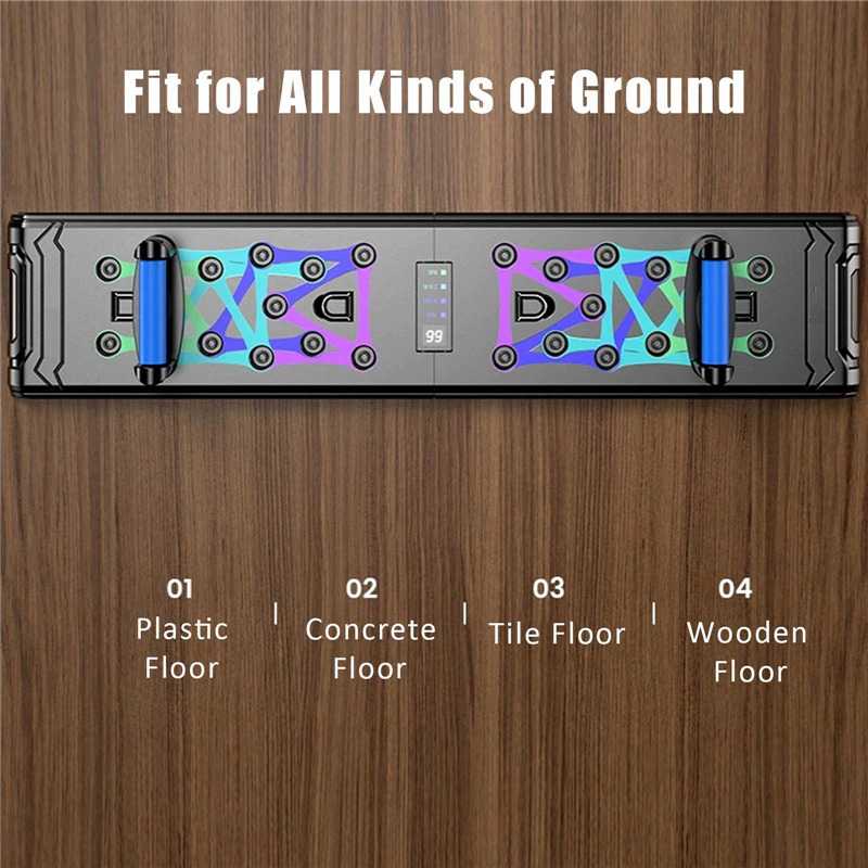 TaffSPORT Alat Bantu Push-up Training Board with LCD Display - A602