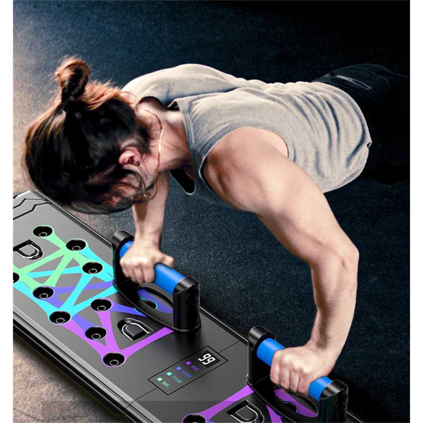 TaffSPORT Alat Bantu Push-up Training Board with LCD Display - A602