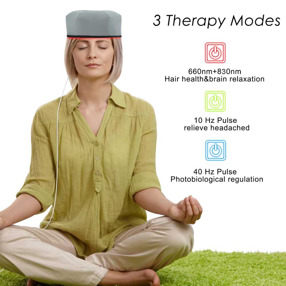 LOVTRAVEL Topi Terapi Rambut Infrared Hair Growth Therapy Cap 830nm - LT629