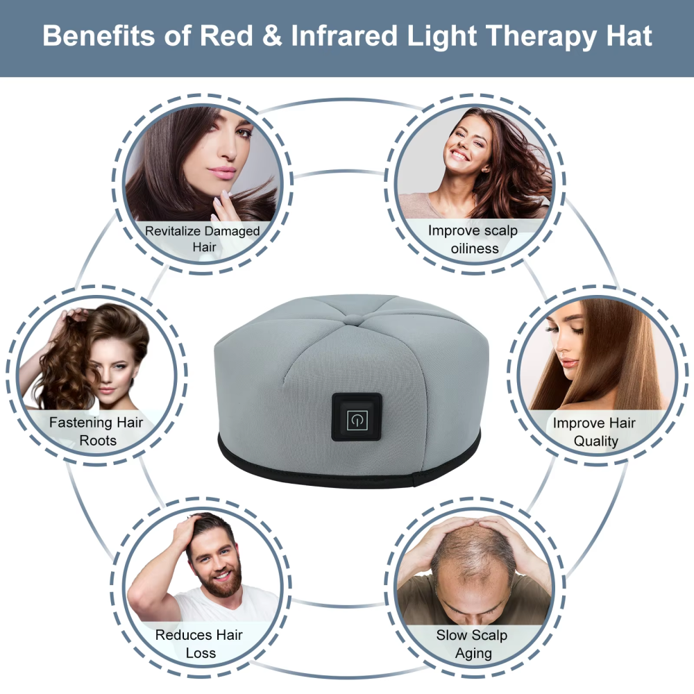 LOVTRAVEL Topi Terapi Rambut Infrared Hair Growth Therapy Cap 830nm - LT629