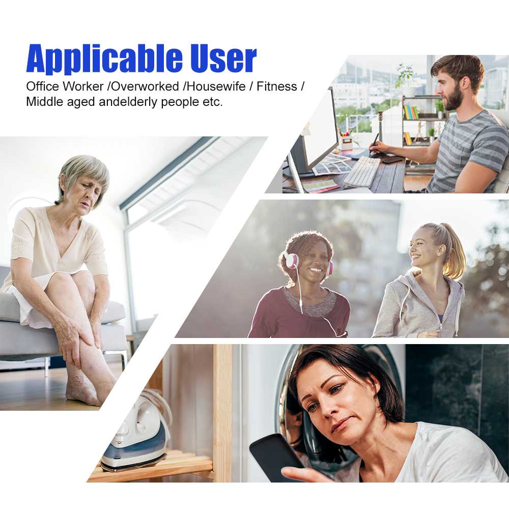 FDA Alat Pijat Elektrik Akupuntur Tempel TENS EMS 36 Mode 4 Pad - MH-1083