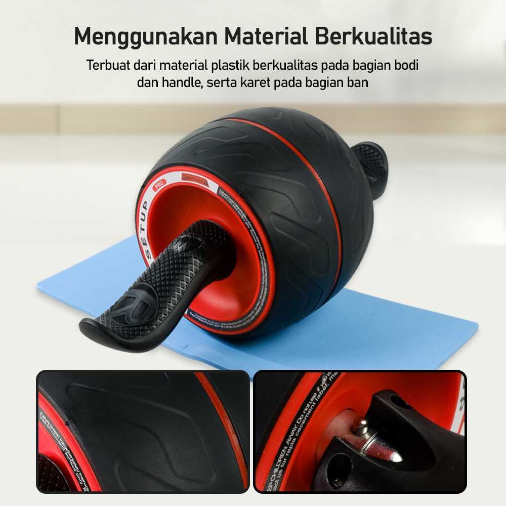 MAILTank Alat Fitness Roller ABS Abdominal Wheel Exercise - OA02
