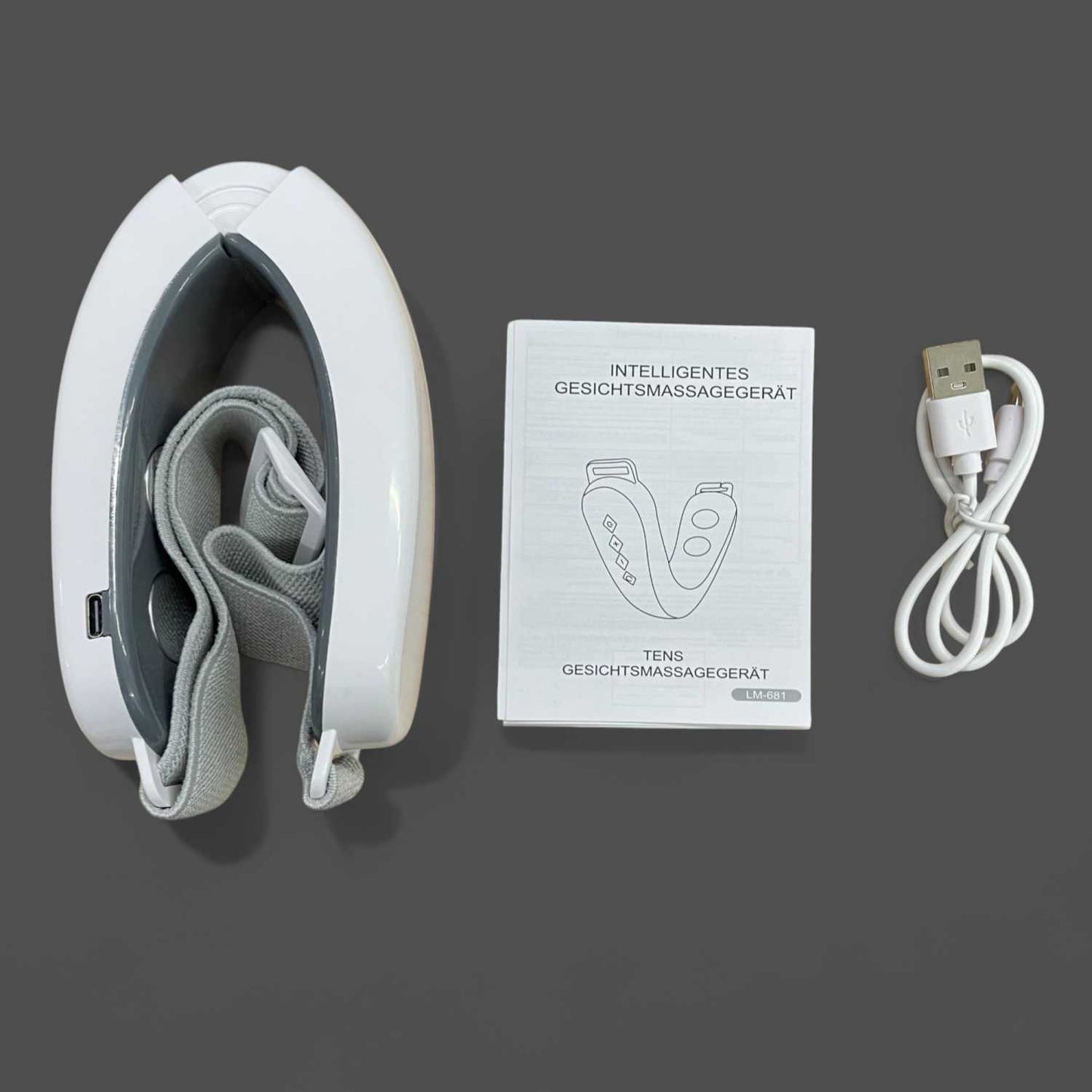 Mcphee Alat Penirus Wajah Pipi Dagu V-Shape Face Lifting Massager - LM-681