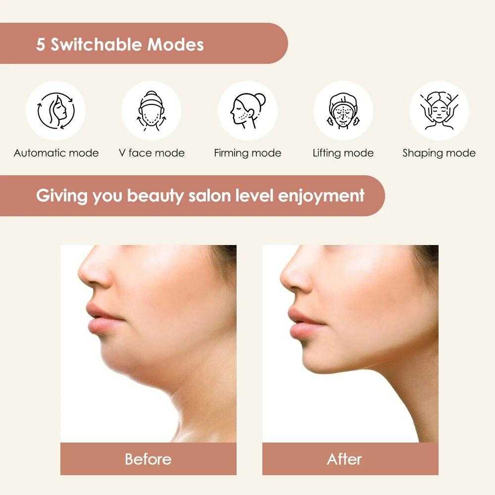 Mcphee Alat Penirus Wajah Pipi Dagu V-Shape Face Lifting Massager - LM-681