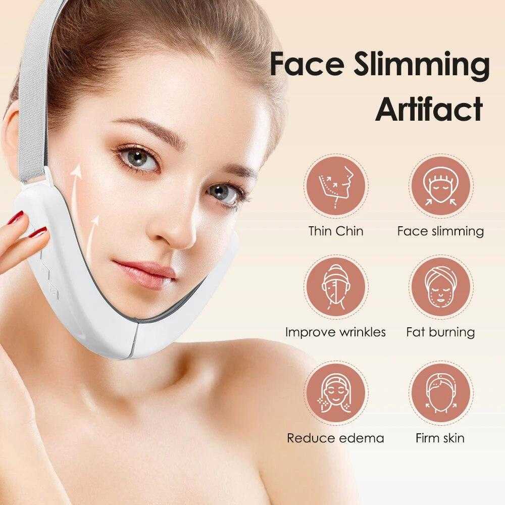 Mcphee Alat Penirus Wajah Pipi Dagu V-Shape Face Lifting Massager - LM-681