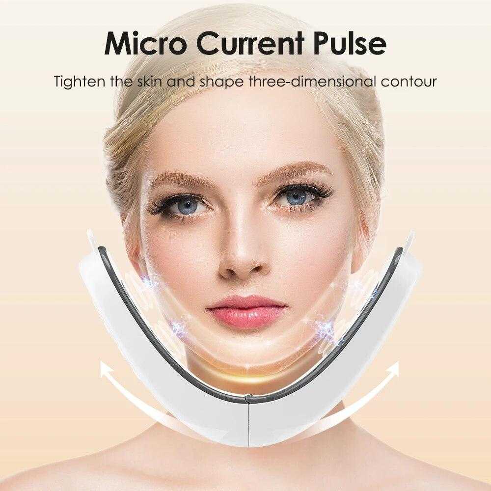 Mcphee Alat Penirus Wajah Pipi Dagu V-Shape Face Lifting Massager - LM-681