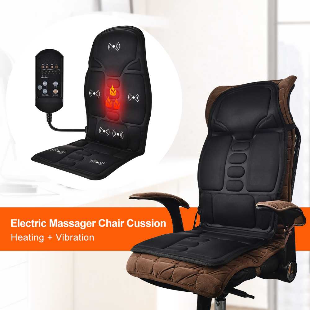 Moajaza Kursi Pijat Elektrik Portabel Heating Full Body Massager - JB-100B