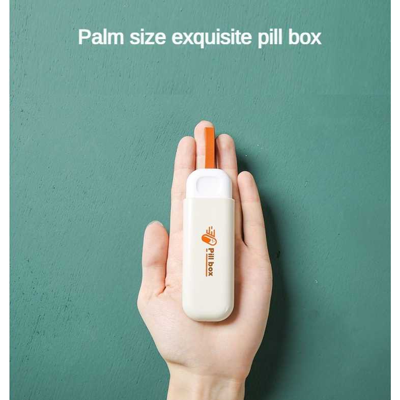 UTEKI Kotak Obat Mini Portable Medicine Pill Box 3 Grid - A-2309