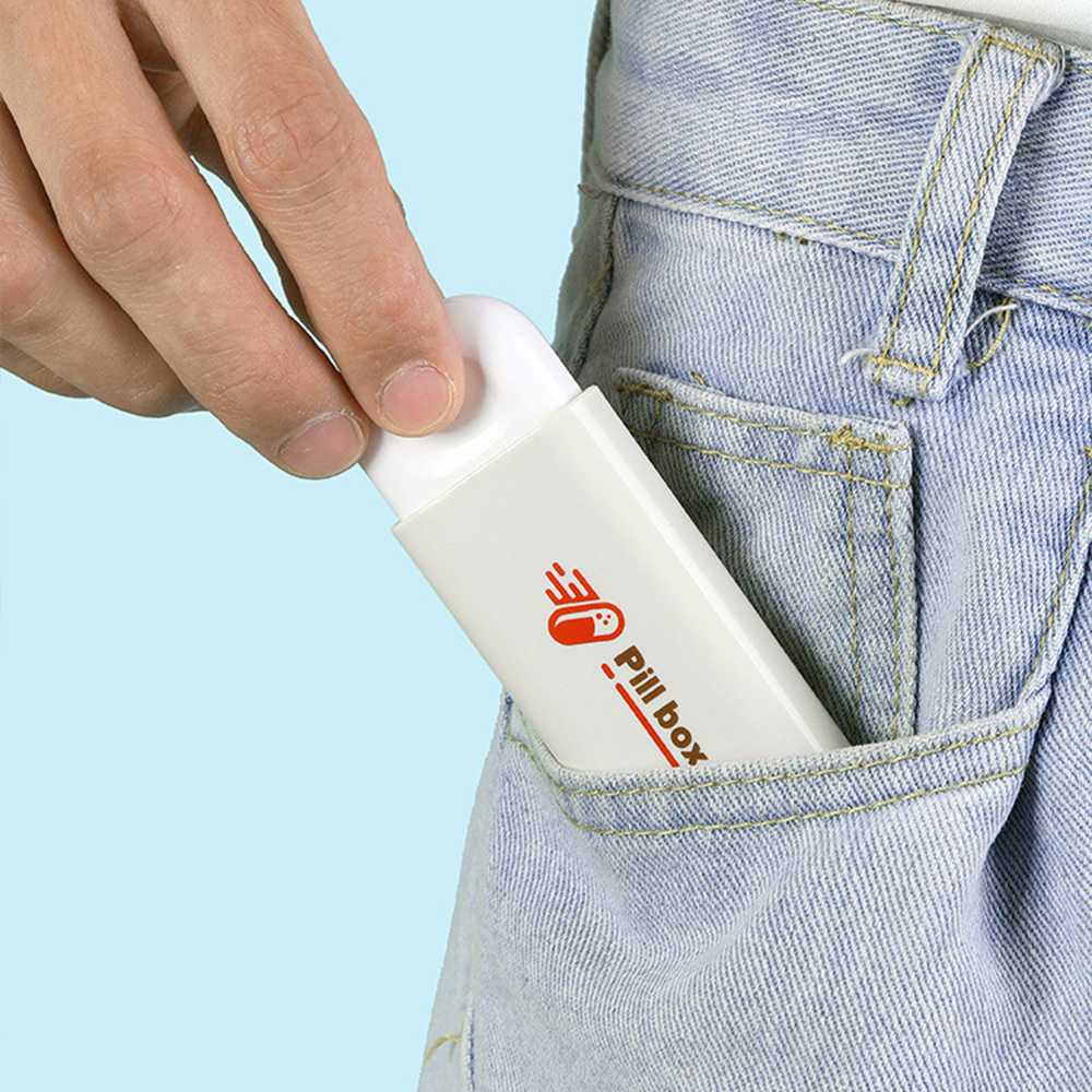 UTEKI Kotak Obat Mini Portable Medicine Pill Box 3 Grid - A-2309