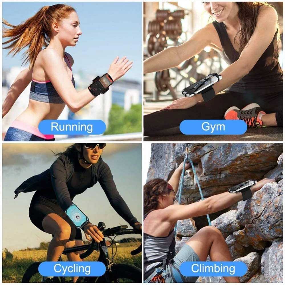 MUMIAN Holder Smartphone Wristband Armband Rotatable Running Sport - HA01221