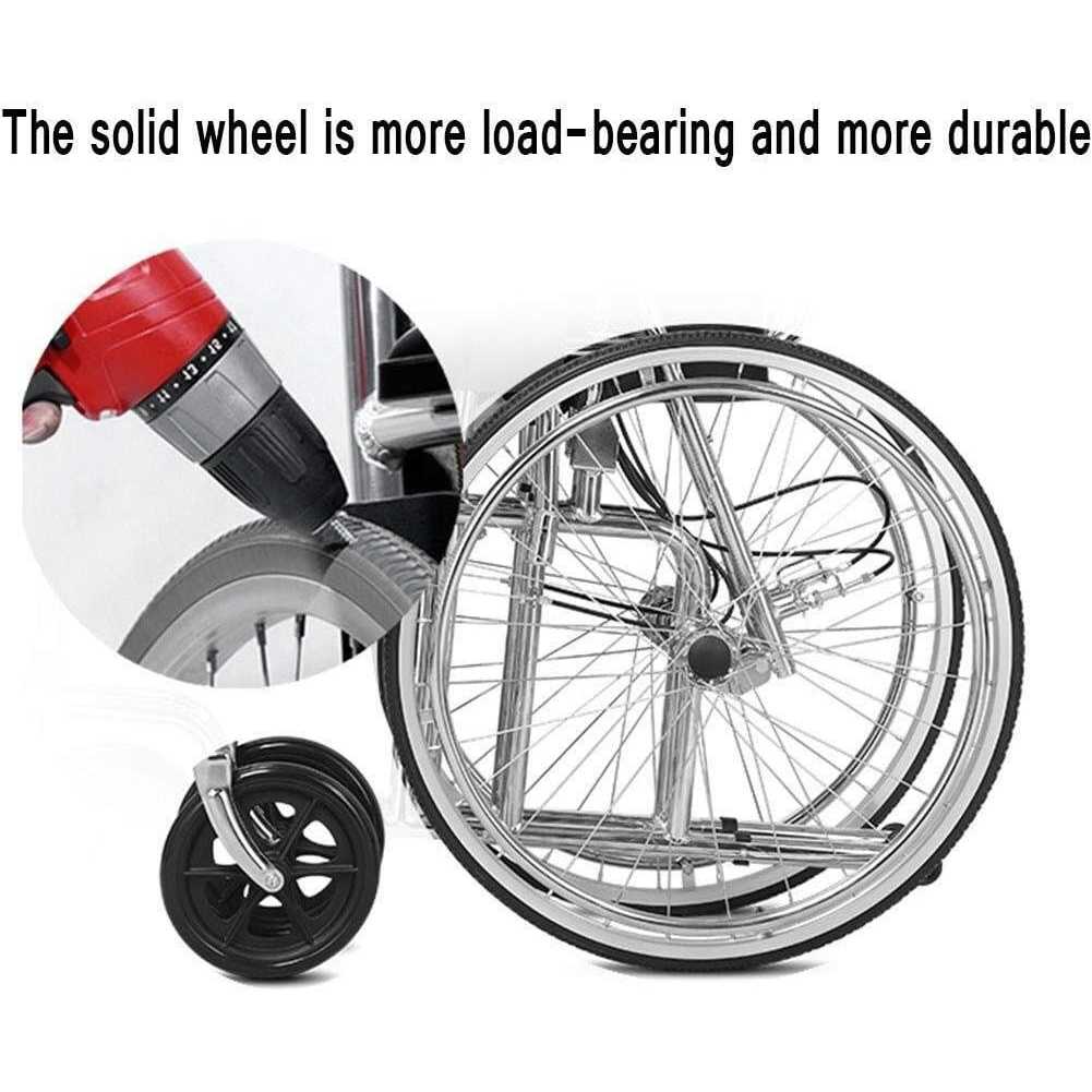 JERRY Kursi Roda Lipat Wheelchair with Toilet Seat Dining Table - ND120