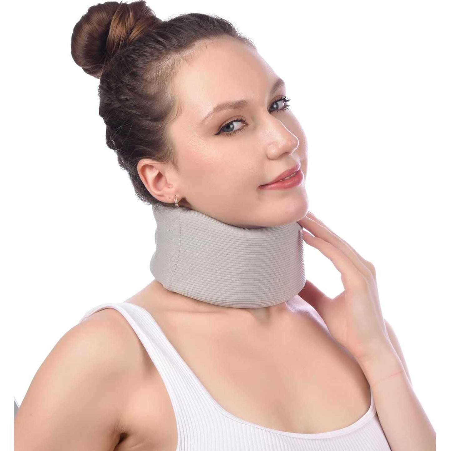 NeNeck Penyangga Leher Ergonomic Neck Collar Support Brace 42cm - 001