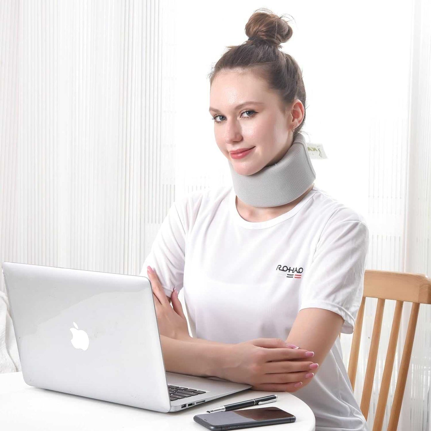 NeNeck Penyangga Leher Ergonomic Neck Collar Support Brace 42cm - 001
