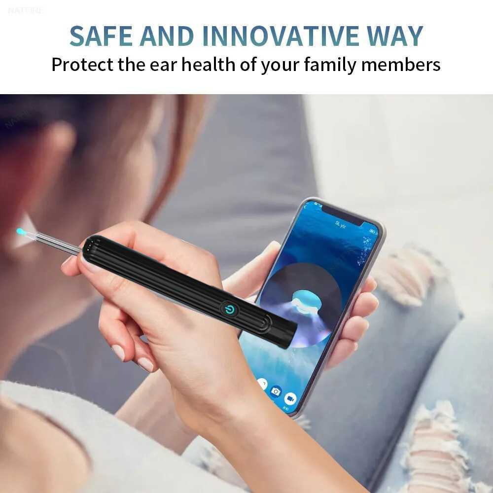 NEx Kamera Endoskopi Pembersih Telinga Otoskop Endoscope HD WiFi - NE7