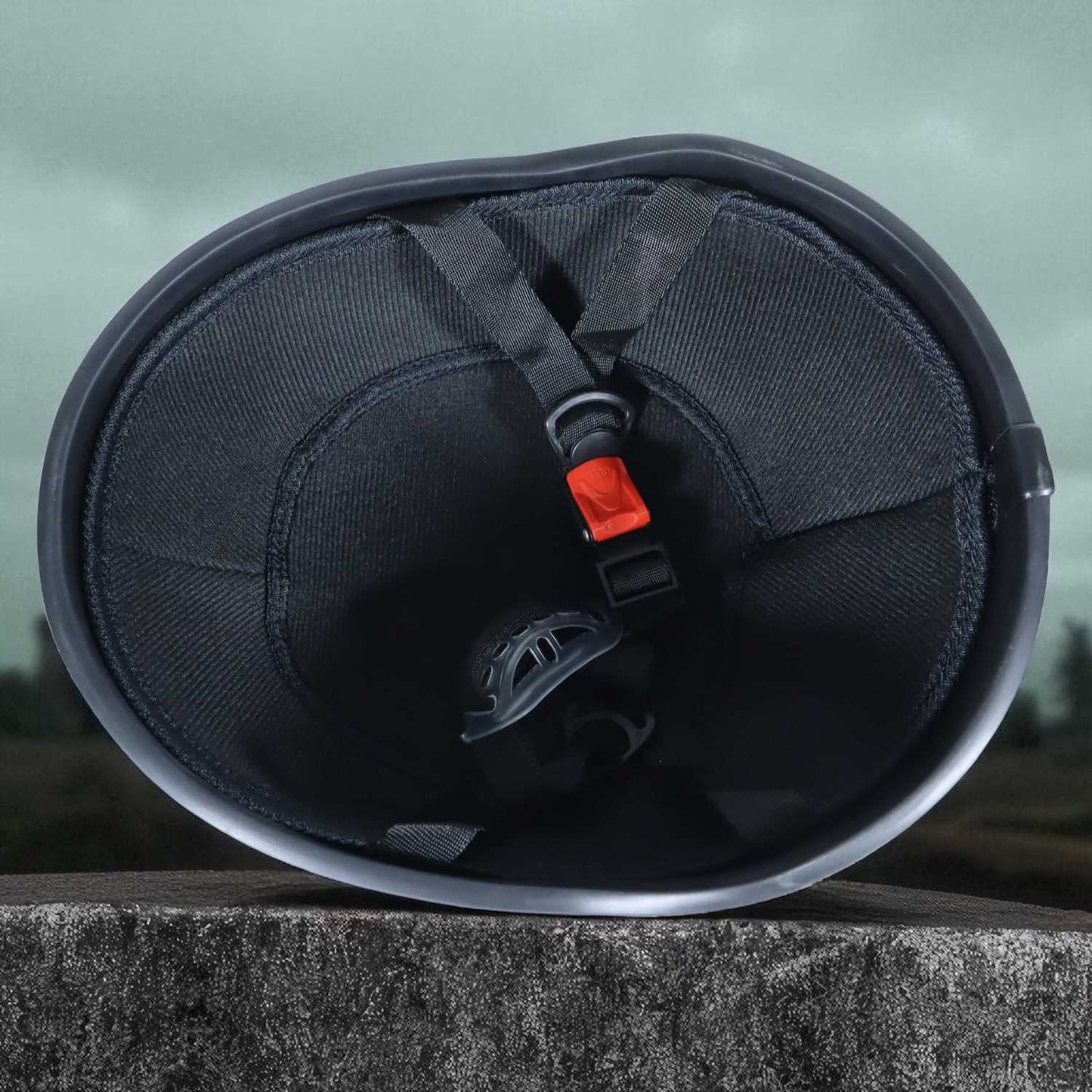 NOPNOG Helm Sepeda Skuter Retro Half Motorcycle Helmet - NP-25