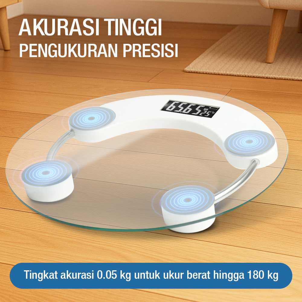 OEIN Timbangan Badan Digital Scale Rechargeable 180kg - TB18