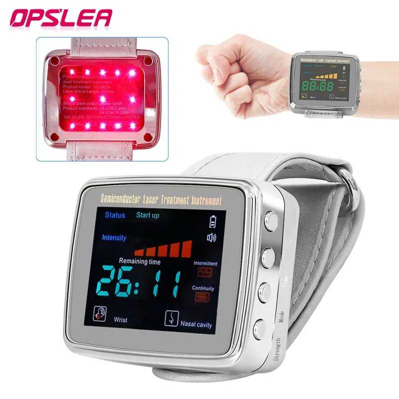 OPSLEA Jam Tangan Terapi Nano Laser Therapy Watch 13 Hole 650nm - CD-802A