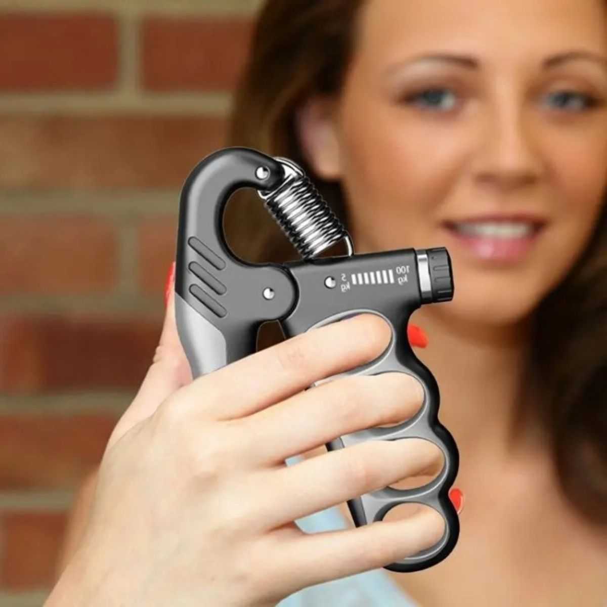 ORMIY Spring Hand Grip Finger Power Exercise 5-100kg Digital Counter - 620WLQ