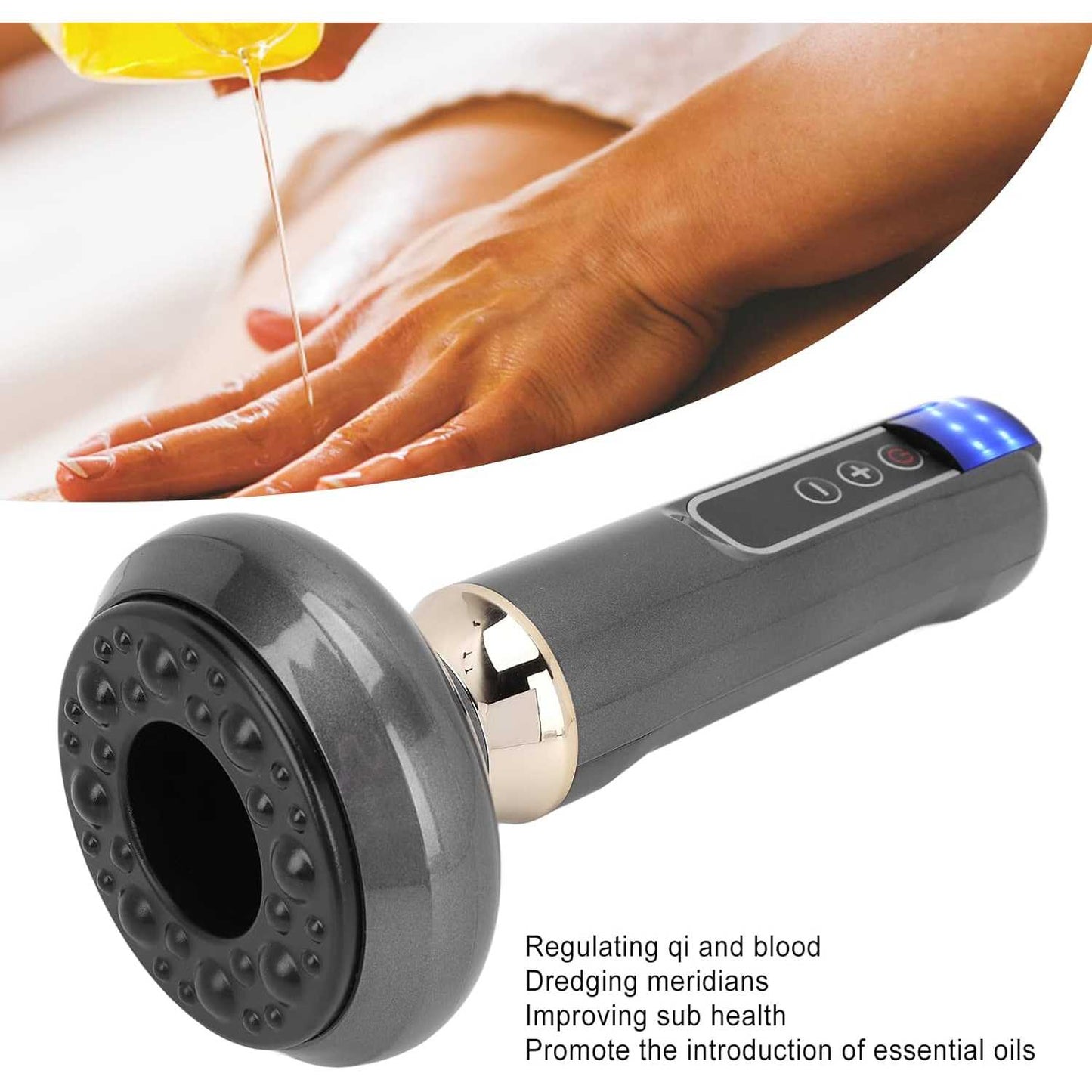 PASTSKY Alat Pijat Bekam Electric Cupping Massager Guasha 12 Gears - A12