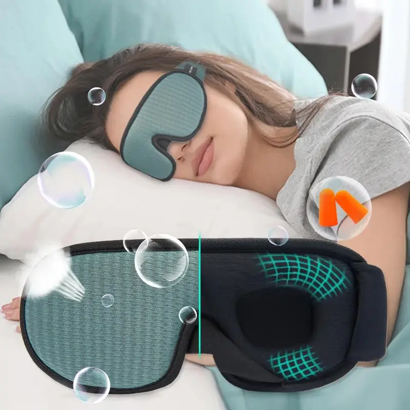 PERFK Penutup Mata Tidur 3D Eye Mask Blindfold Soft Comfortable - PF65