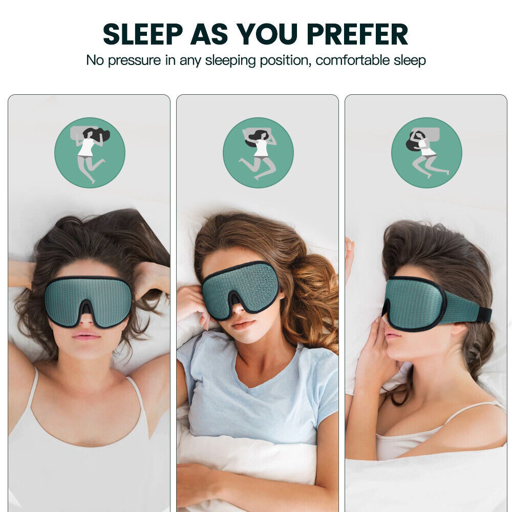 PERFK Penutup Mata Tidur 3D Eye Mask Blindfold Soft Comfortable - PF65