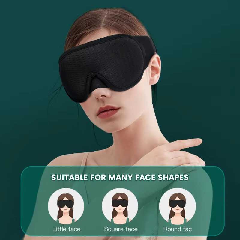 PERFK Penutup Mata Tidur 3D Eye Mask Blindfold Soft Comfortable - PF65