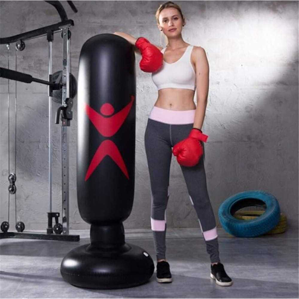 PUNCH Vertical Punching Bag Inflatable Classic Samsak Tinju 1.6M - PC-16