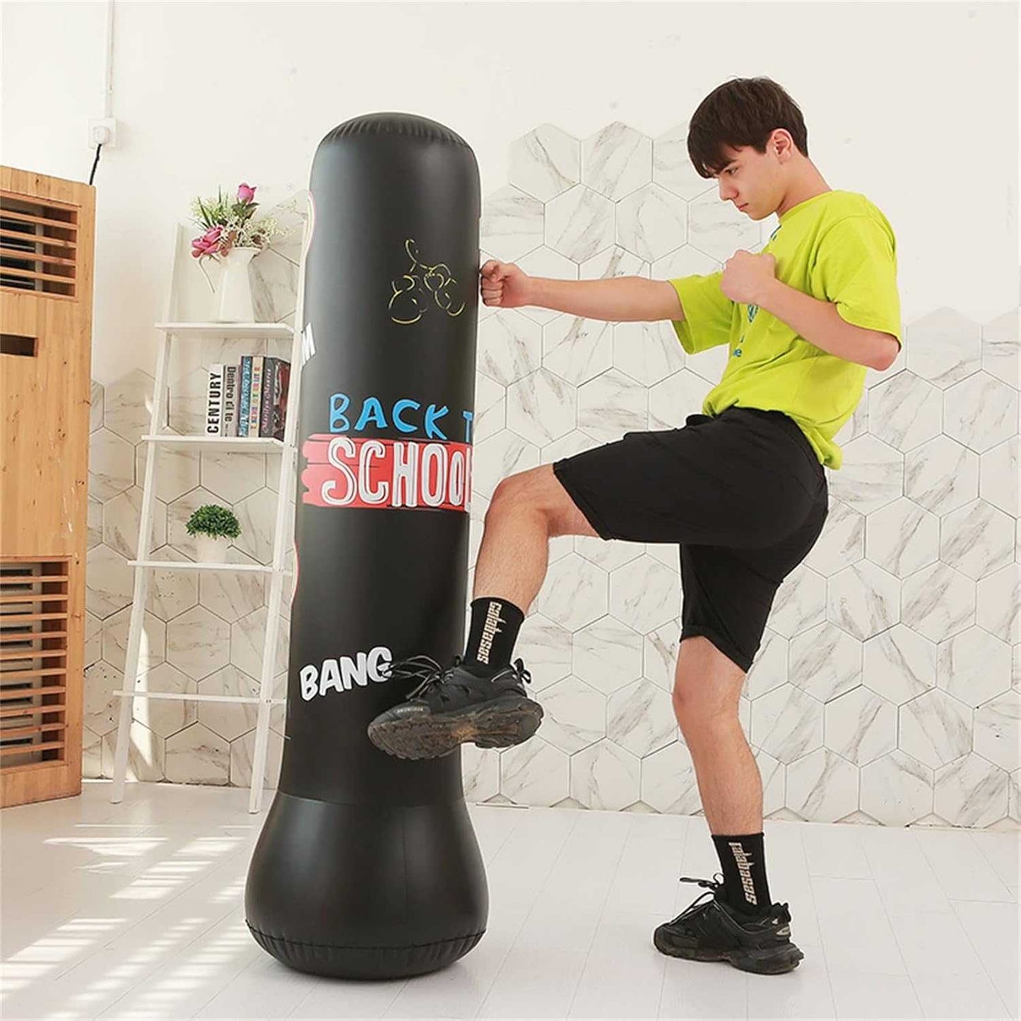 PUNCH Vertical Punching Bag Inflatable Samsak Tinju 1.2M - P-12