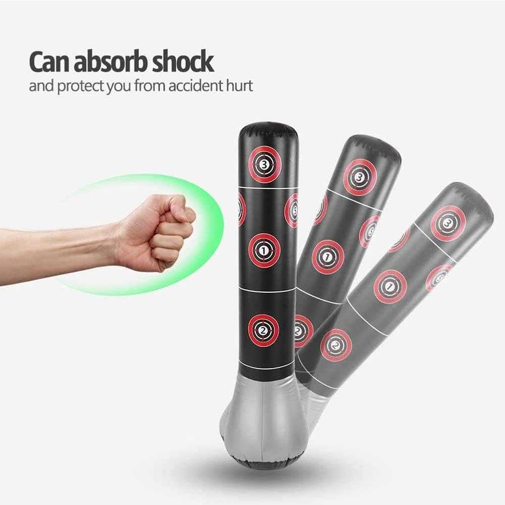 PUNCH Vertical Punching Bag Inflatable Samsak Tinju 1.2M - P-12