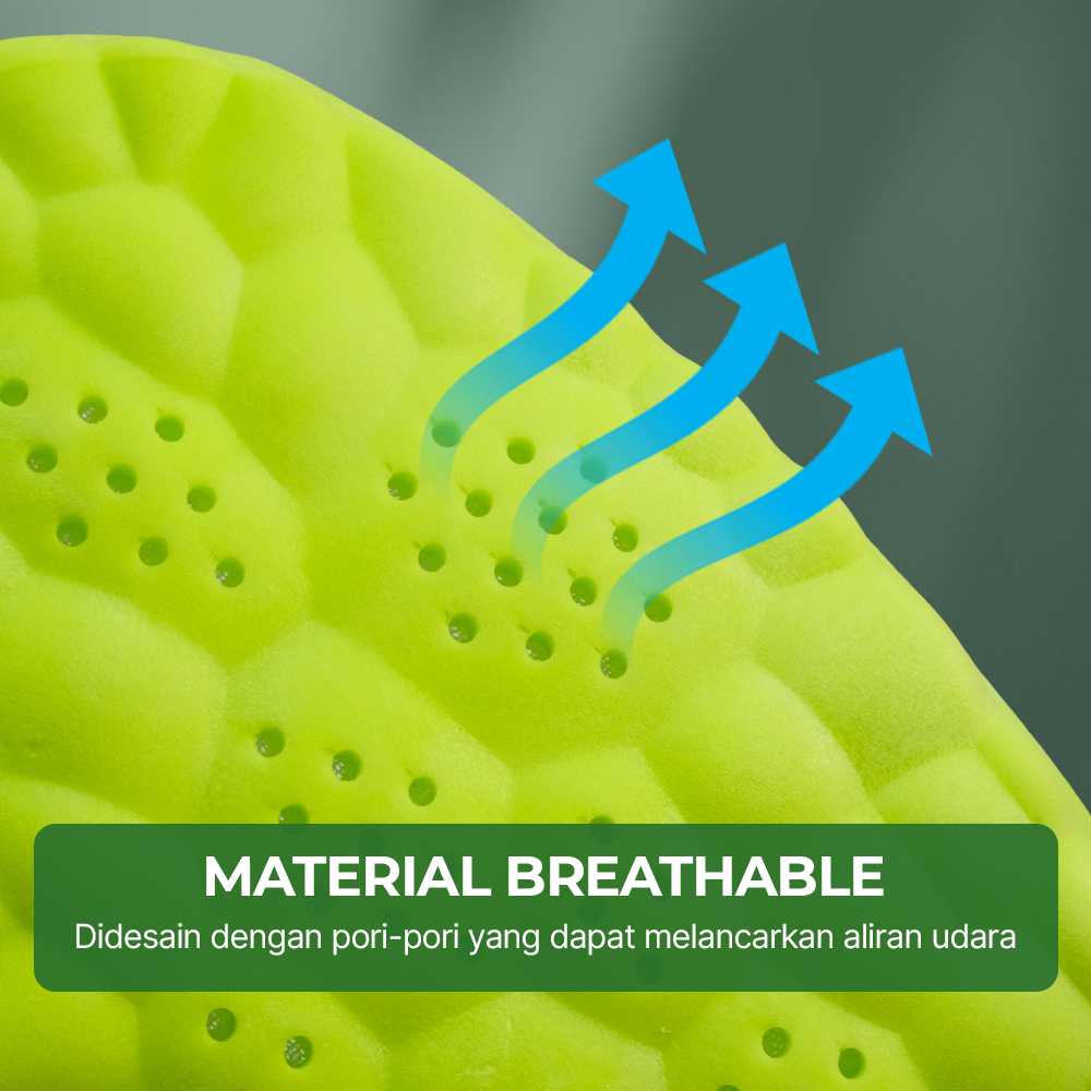 Rhodey Insole Sepatu Alas Kaki Orthopedic Breathable 4D - 6031
