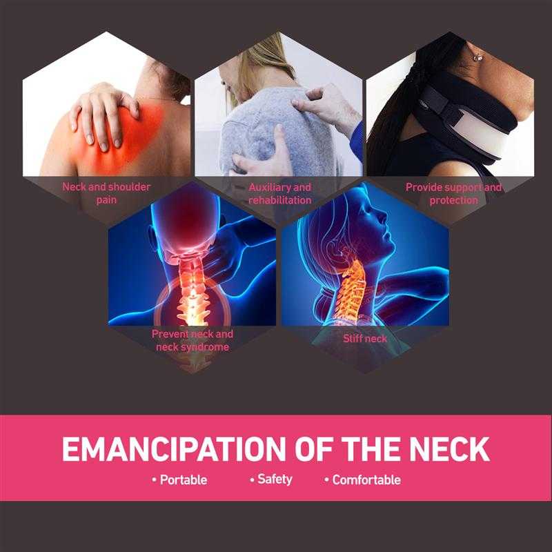 ROSENICE Penyangga Leher Ergonomic Neck Collar Support Brace - HR-171