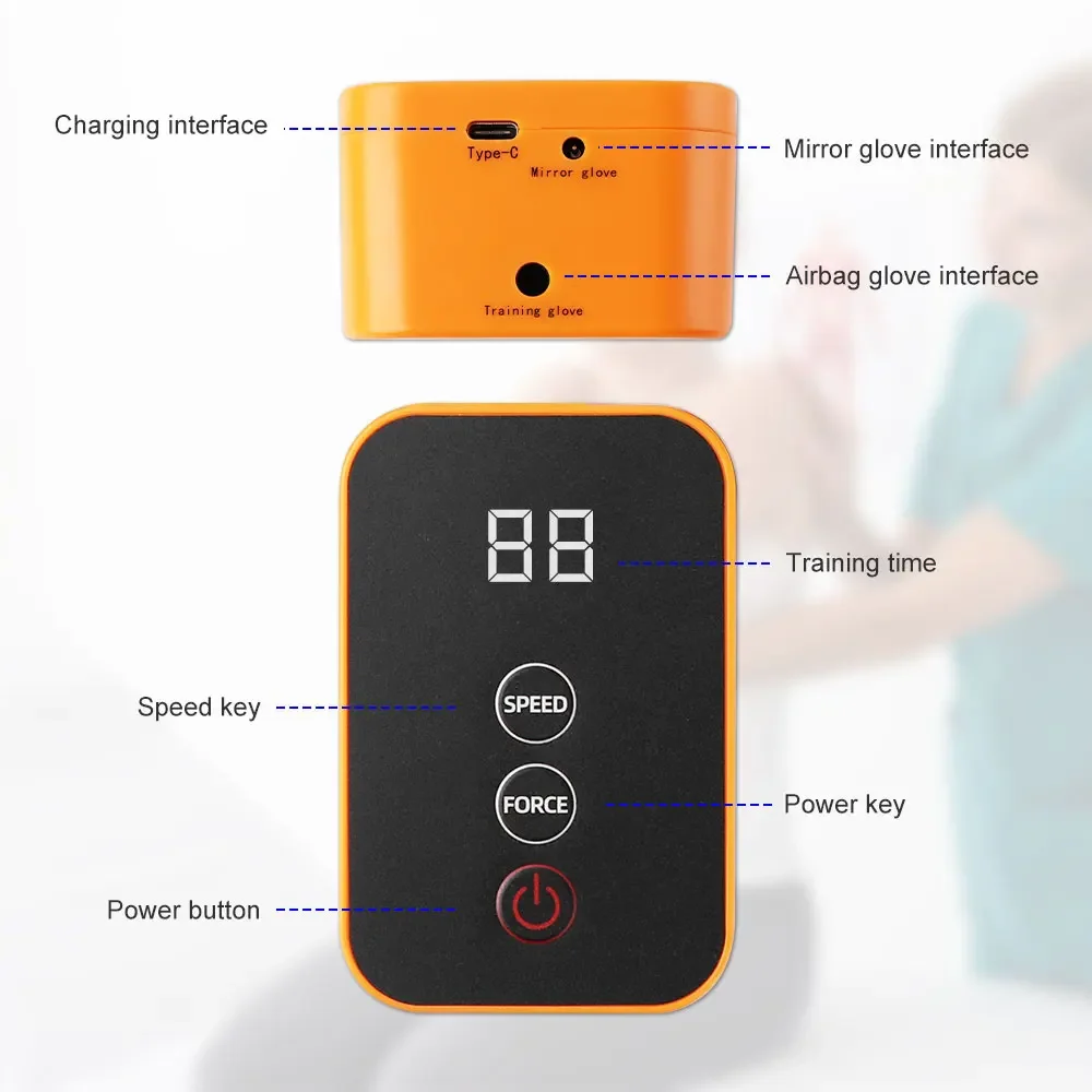 Salorie Sarung Tangan Terapi Robot Glove Rehabilitation 8W Size L - ML-115A