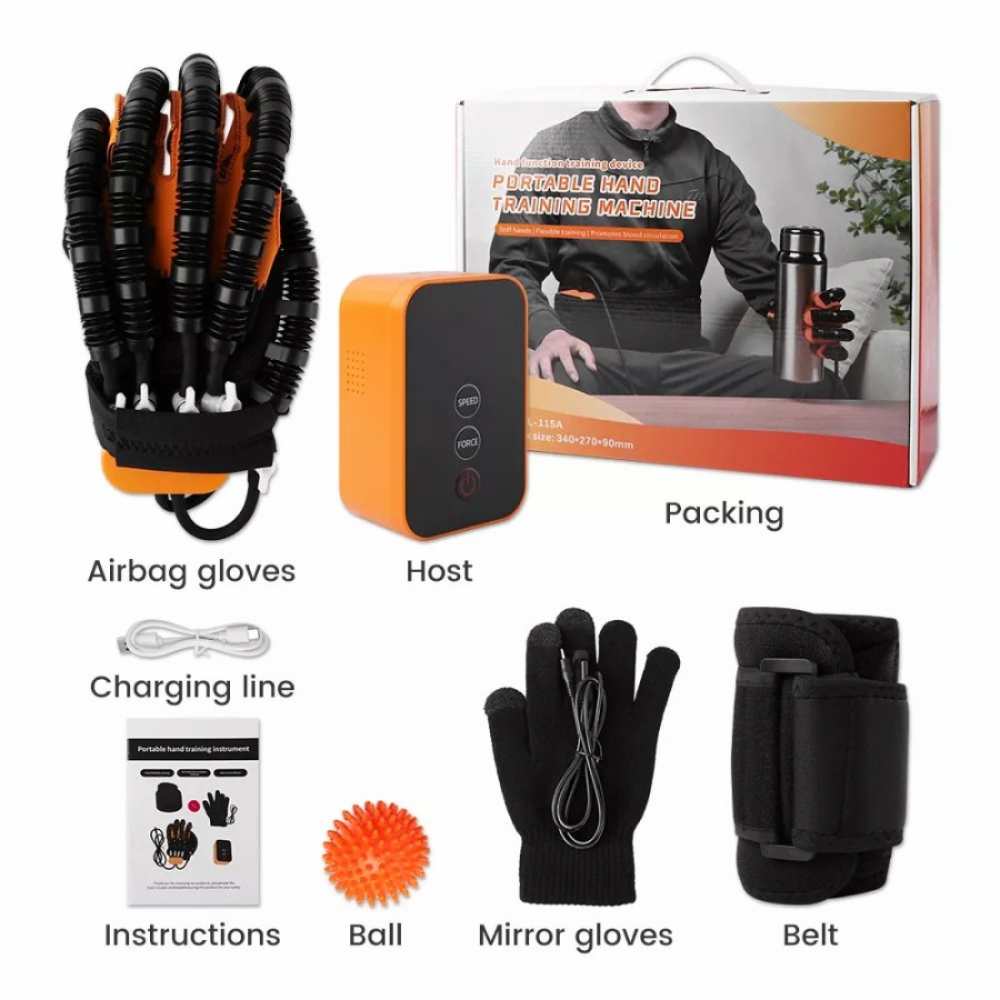 Salorie Sarung Tangan Terapi Robot Glove Rehabilitation 8W Size L - ML-115A