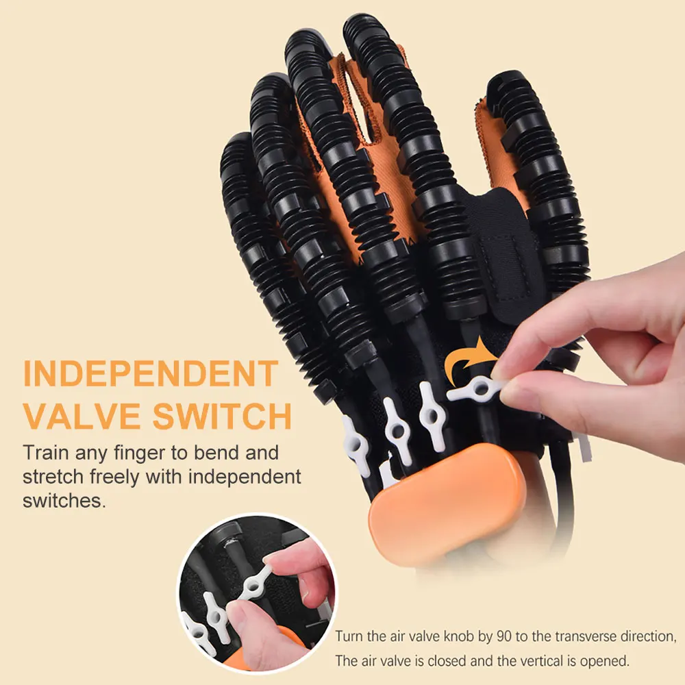 Salorie Sarung Tangan Terapi Robot Glove Rehabilitation 8W Size L - ML-115A