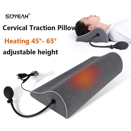 SDYEAH Bantal Leher Pemanas Heated Inflatable Pillow Memory Foam USB - MJ-8116