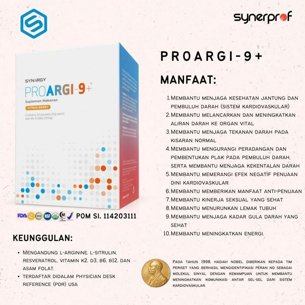 Synergy Paket NONI PRO ( 4 Box ProArgi-9+ Plus 2 Botol Noni Plus )