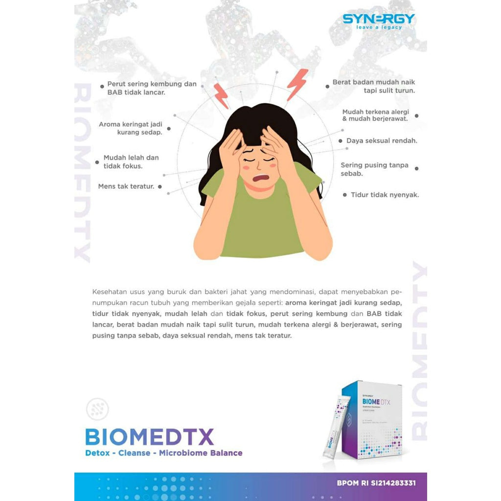 Synergy BIOME DTX untuk menyehatkan saluran pencernaan