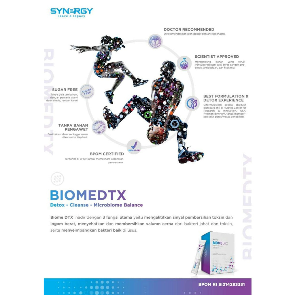 Synergy BIOME DTX untuk menyehatkan saluran pencernaan