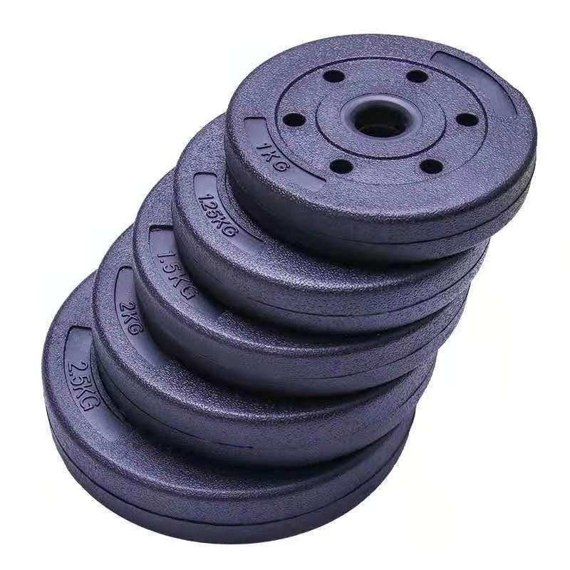 POTENCE PLATE DUMBELL 1.25KG DUMBEL PLAT PVC BEBAN BARBEL BARBELLL DUMBBELL 1.25 KG PLAT POTENCE