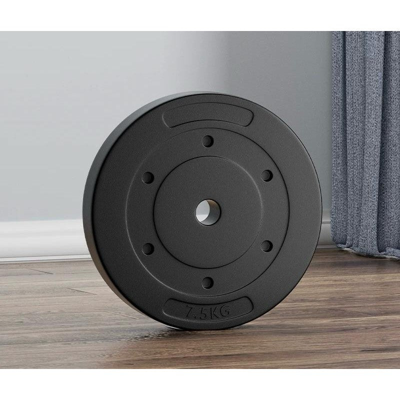 POTENCE PLATE DUMBELL 7.5KG DUMBEL PLAT PVC BEBAN BARBEL BARBELLL DUMBBELL 7.5 KG PLAT POTENCE