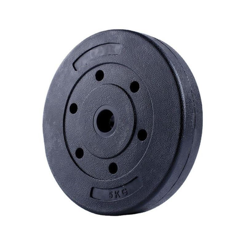 POTENCE PLATE DUMBELL 5KG DUMBEL PLAT PVC BEBAN BARBEL BARBELLL DUMBBELL 5 KG PLAT POTENCE