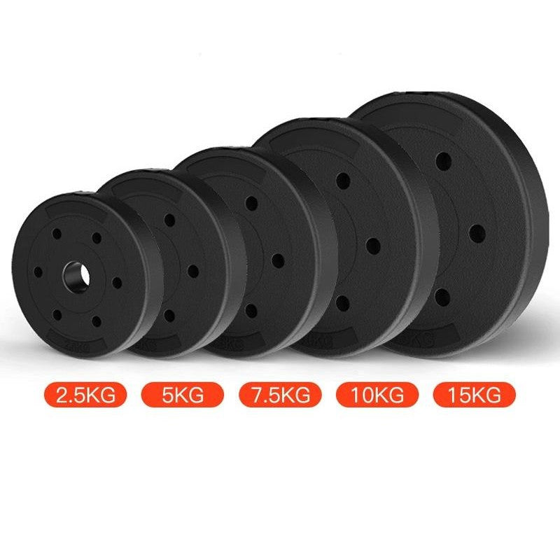 POTENCE PLATE DUMBELL10KG DUMBEL PLAT PVC BEBAN BARBEL BARBELLL DUMBBELL PLAT POTENCE