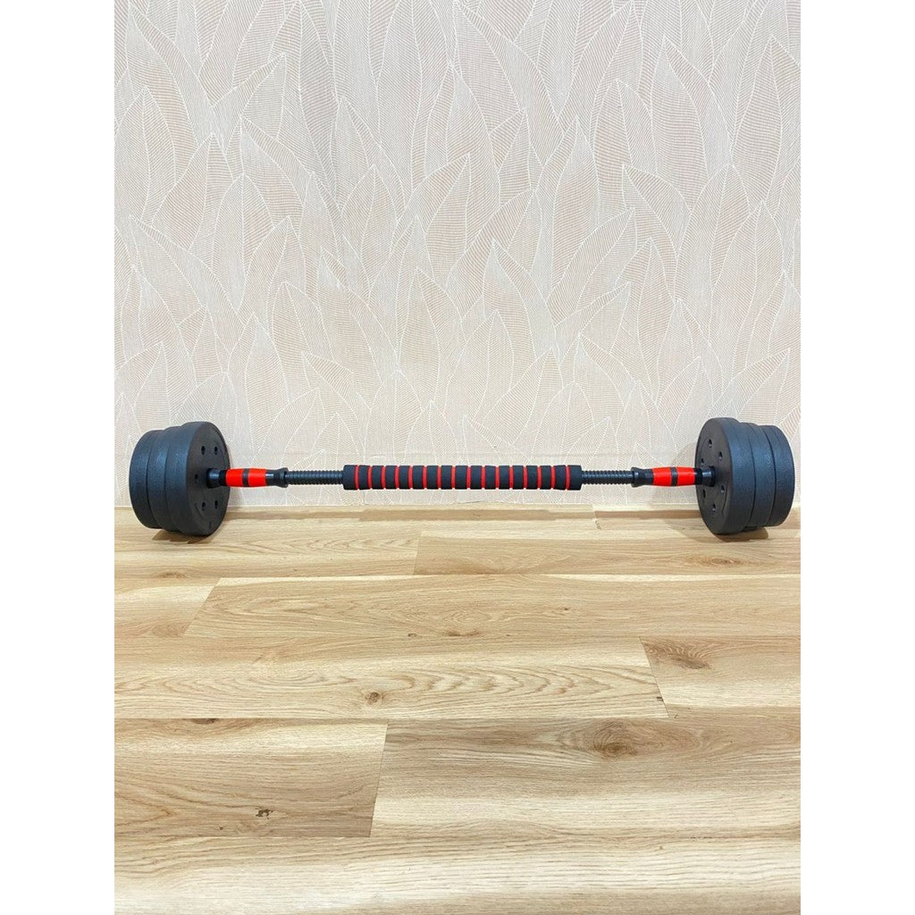 POTENCE DUMBELL SET 20KG PERALATAN FITNESS DUMBBELL SET BARBEL SET 20 KG ALAT OLAHRAGA ANGKAT BEBAN