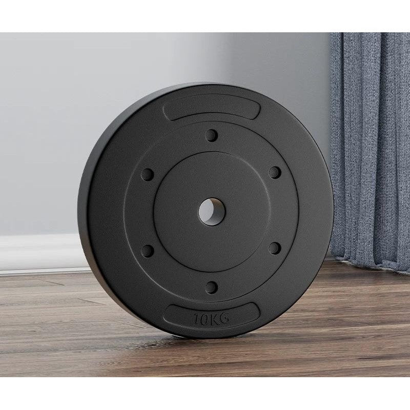 POTENCE PLATE DUMBELL10KG DUMBEL PLAT PVC BEBAN BARBEL BARBELLL DUMBBELL PLAT POTENCE