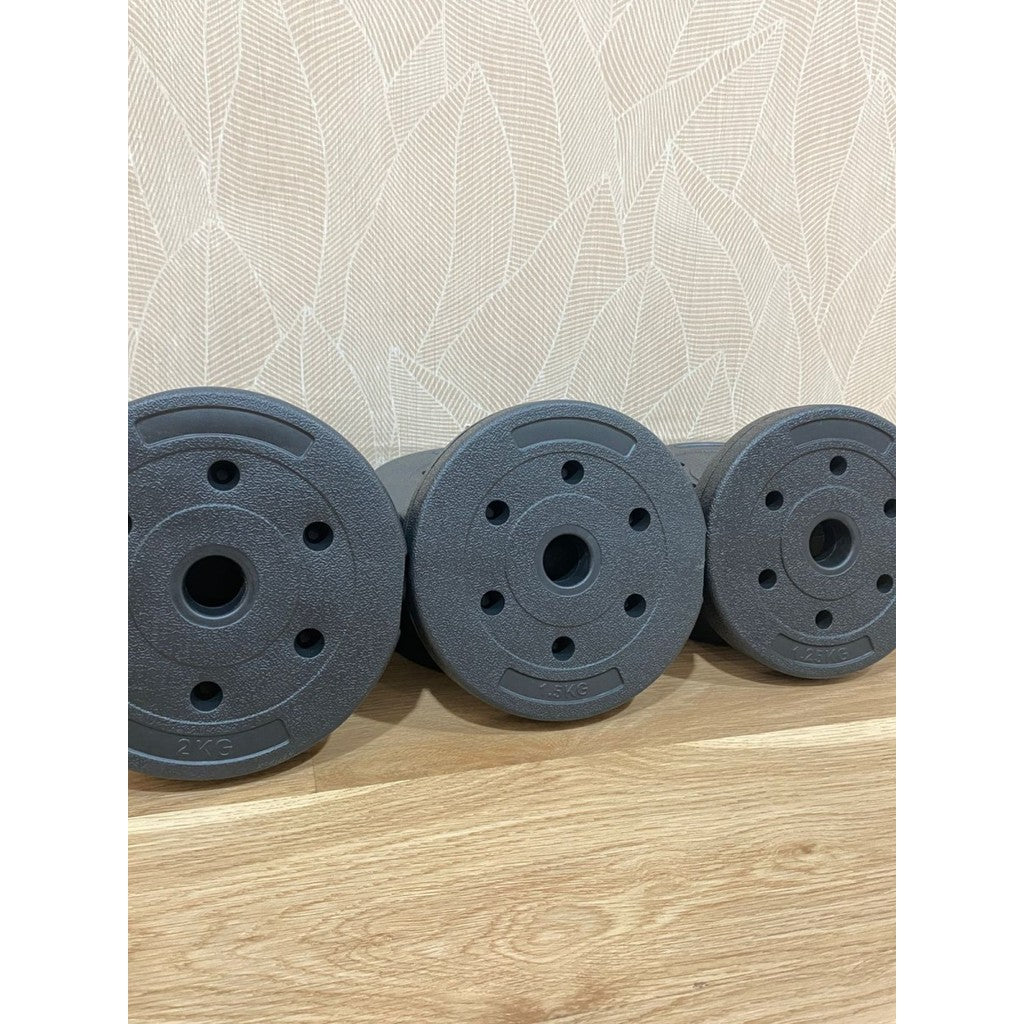 POTENCE DUMBELL SET 20KG PERALATAN FITNESS DUMBBELL SET BARBEL SET 20 KG ALAT OLAHRAGA ANGKAT BEBAN