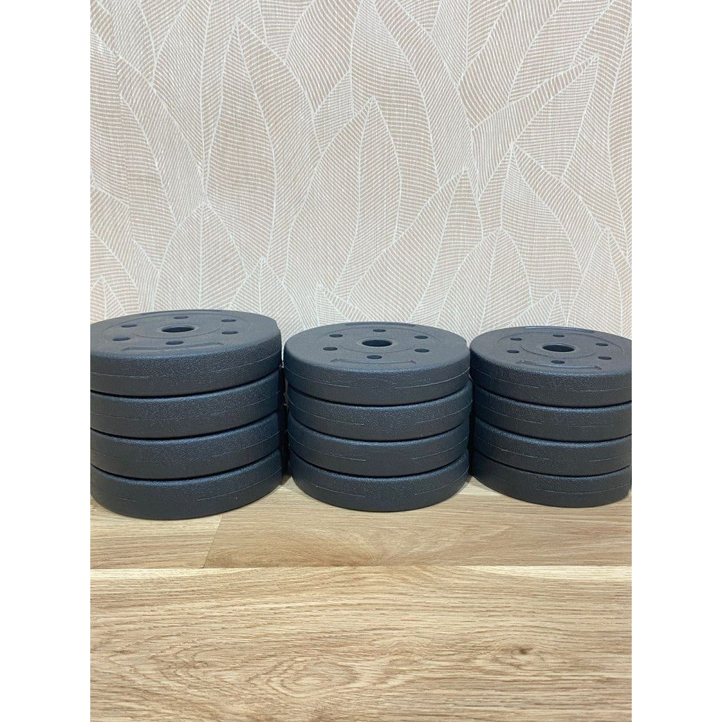 POTENCE DUMBELL SET 20KG PERALATAN FITNESS DUMBBELL SET BARBEL SET 20 KG ALAT OLAHRAGA ANGKAT BEBAN